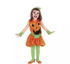Costume da zucca divertente per bambina e bebé