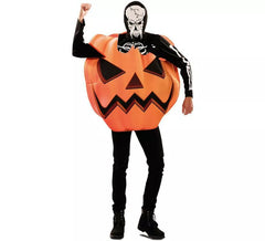 Costume da scheletro di zucca per un uomo