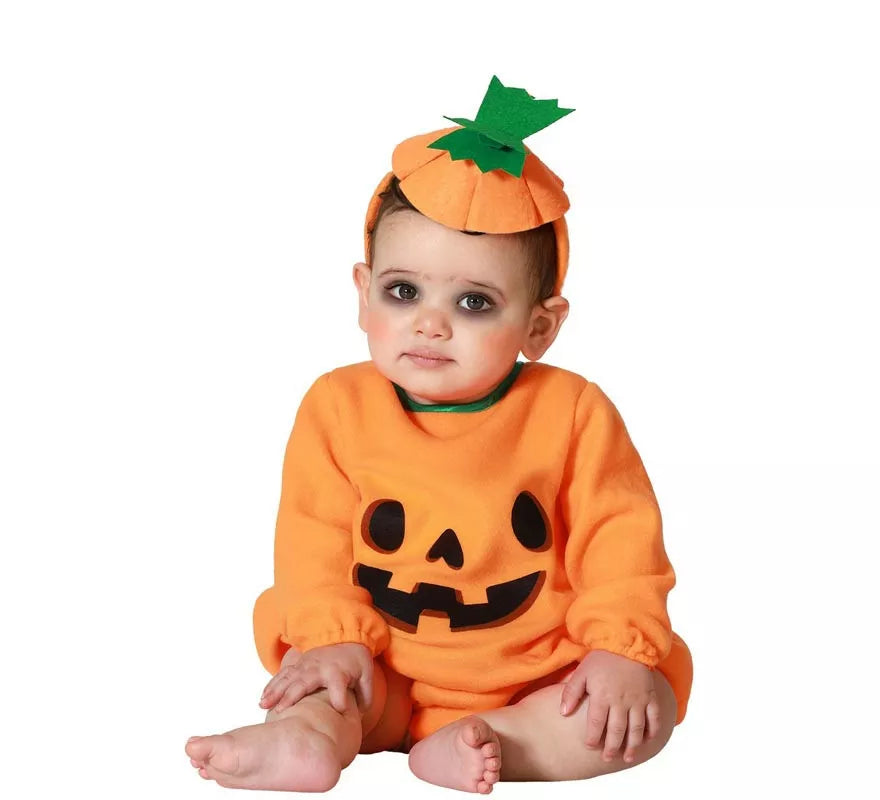 Translation missing: it.Disfraz de Calabaza Naranja para niña y bebé