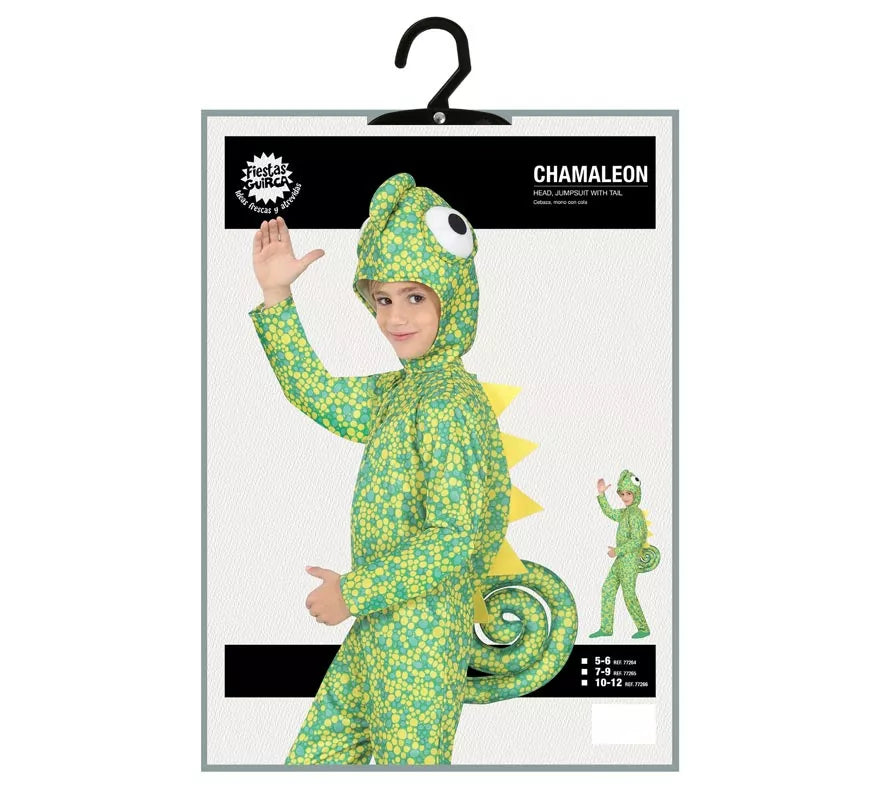 Translation missing: it.Disfraz de Camaleón Verde para niños