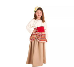 Costume Contadino medievale Carlota per bambina