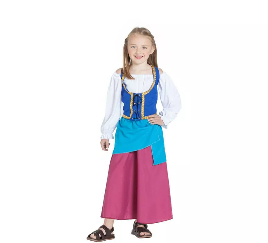 Translation missing: it.Disfraz de Campesina Medieval para niña