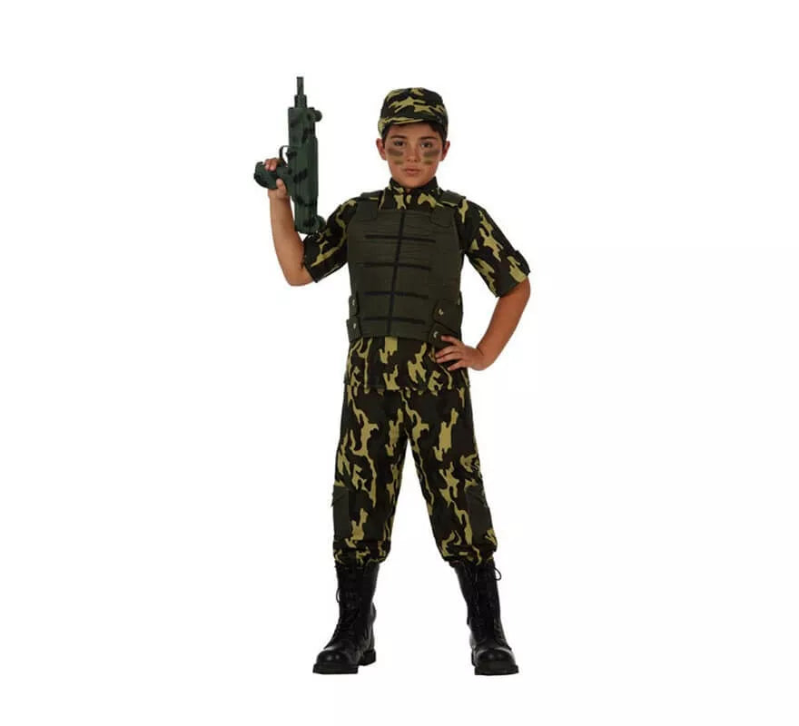 Translation missing: es.Disfraz de Camuflaje Militar para niños