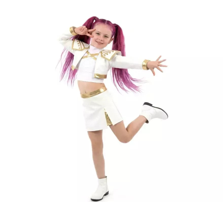 Translation missing: it.Disfraz de Cantante K-Pop blanca para niña