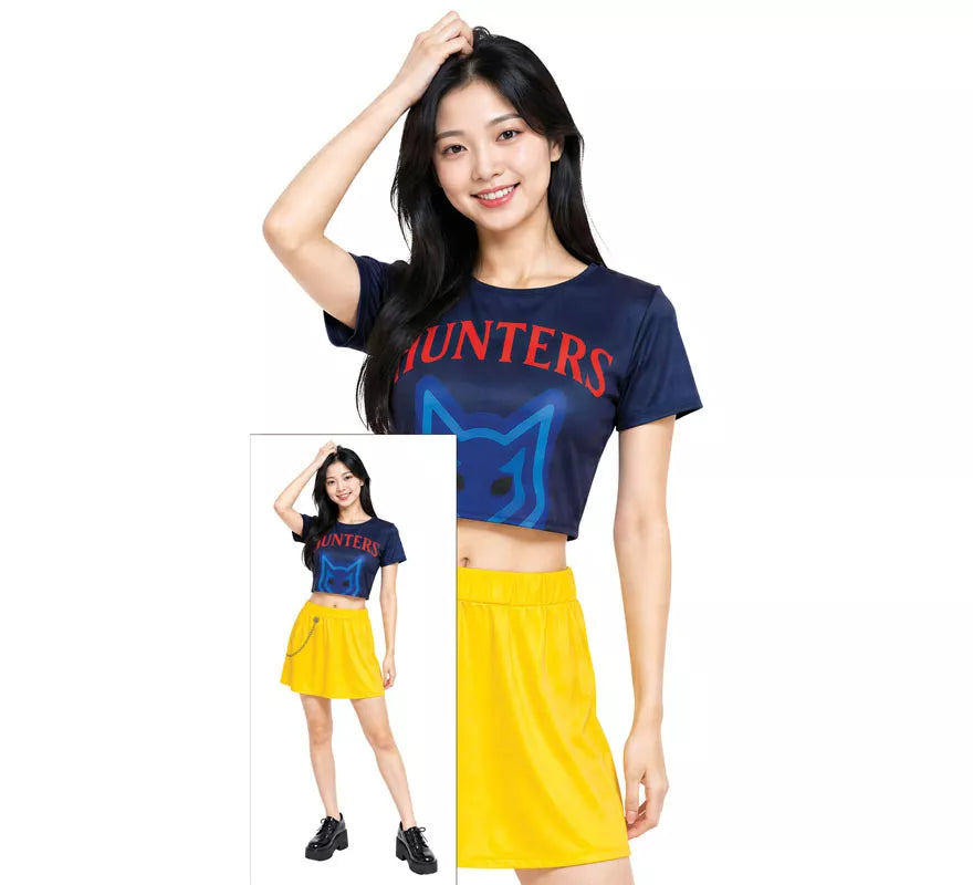 Disfraz de Cantante K-Pop Star Hunter Lite para adolescente