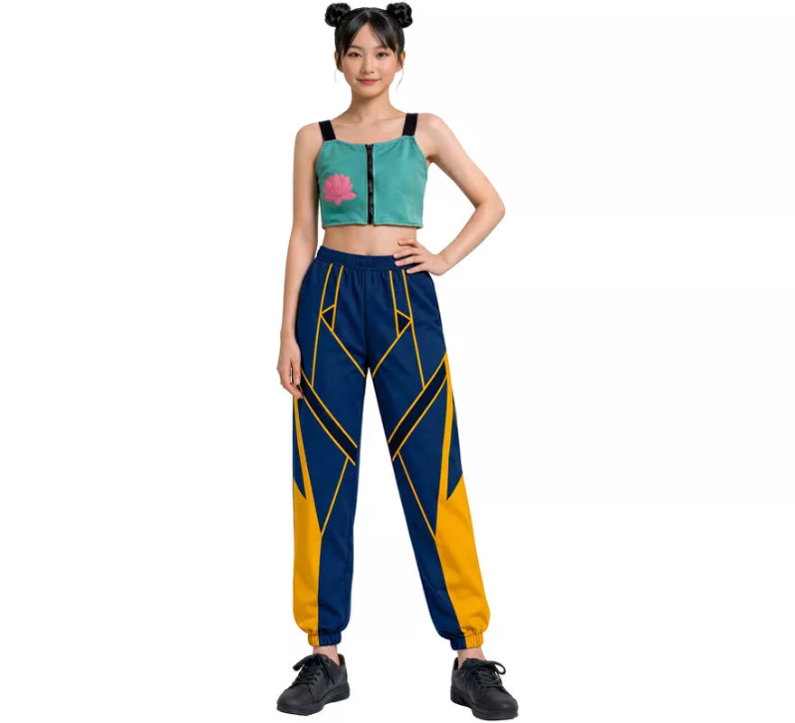 Disfraz de Cantante K-Pop Star Lotus Lite para mujer