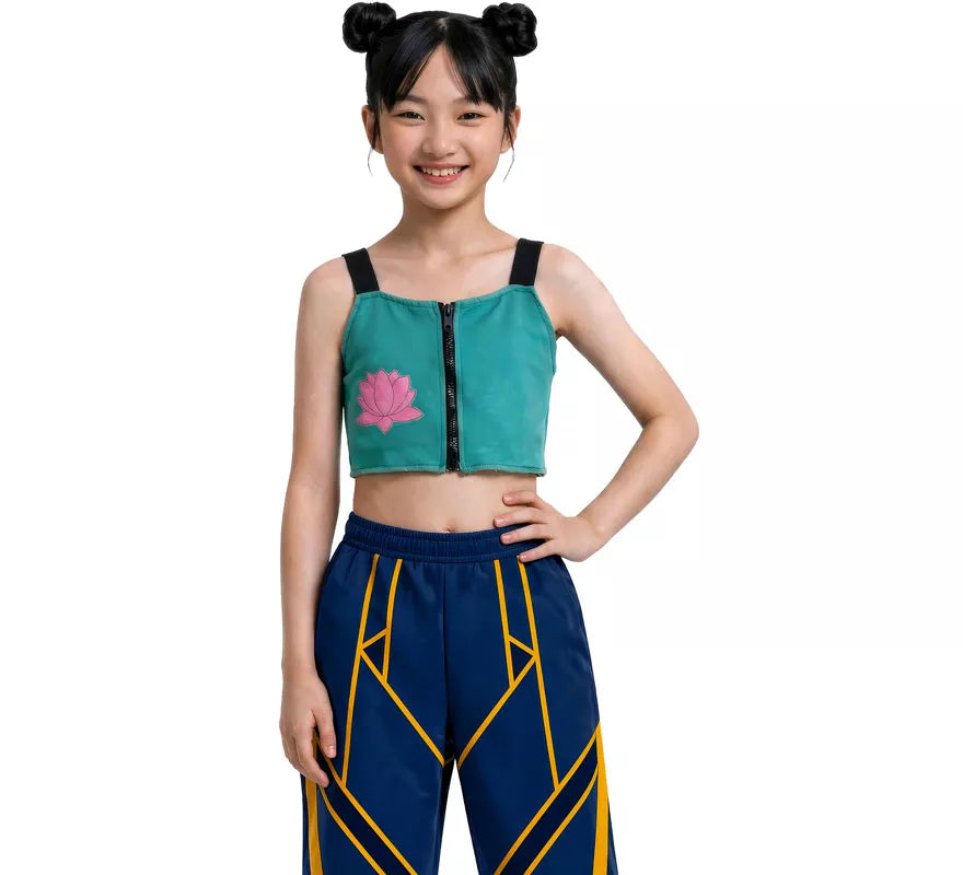Translation missing: it.Disfraz de Cantante K-Pop Star Lotus Lite para niña