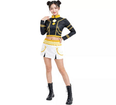 Costume da Cantante K-Pop Star Silver Lite per donna