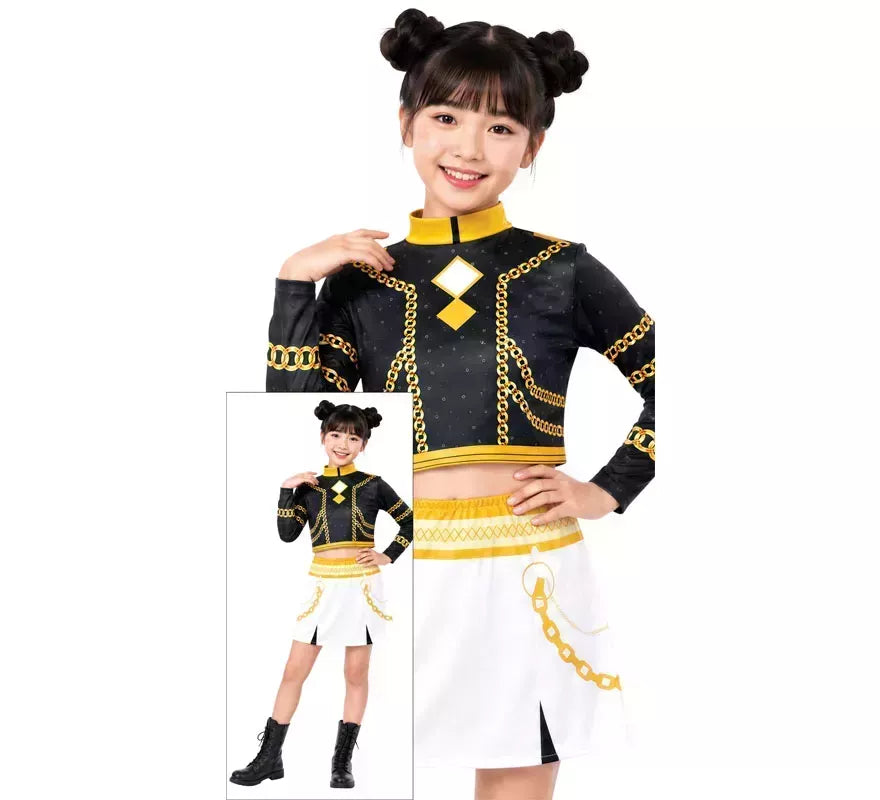 Translation missing: it.Disfraz de Cantante K-Pop Star Silver Lite para niña