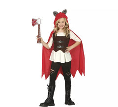 Costume da Ammazzalupi da Cappuccetto Rosso per bambina