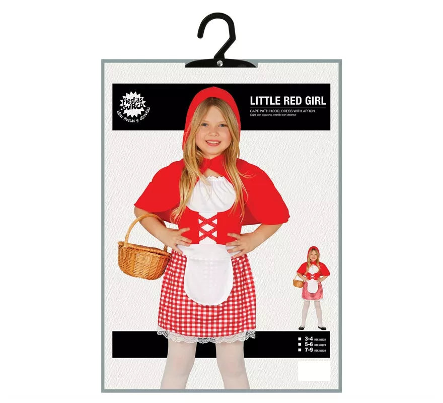 Translation missing: es.Disfraz de Caperucita Roja para niña