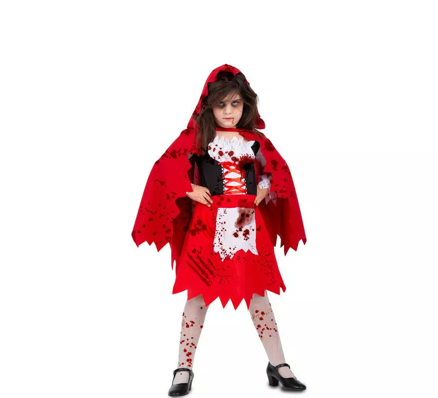 Disfraz de Caperucita Sangrienta para niña