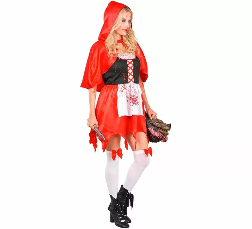 Translation missing: it.Disfraz de Caperucita Zombie para mujer