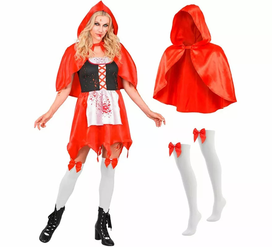 Translation missing: it.Disfraz de Caperucita Zombie para mujer