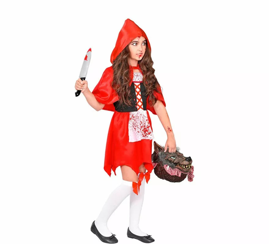 Translation missing: it.Disfraz de Caperucita Zombie para niña