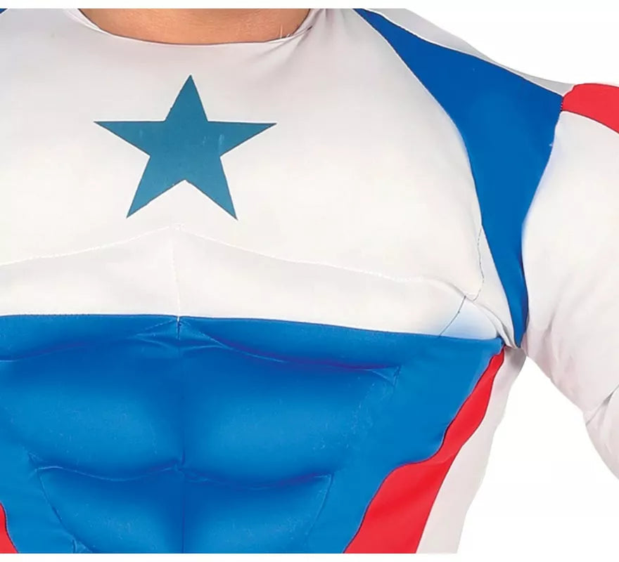 Translation missing: it.Disfraz de Capitán azul para hombre