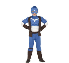 Costume da Capitano blu per bambino