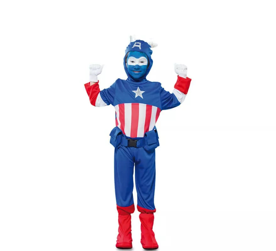 Translation missing: it.Disfraz de Capitán azul para niño