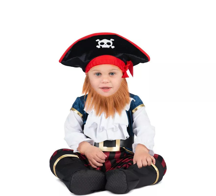 Translation missing: it.Disfraz de Capitán Pirata para bebé y niño