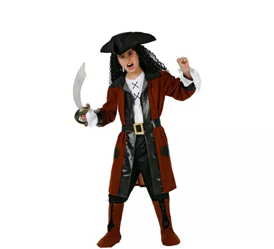 Translation missing: es.Disfraz de Capitán Pirata para niño