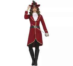 Costume da Capitano Pirata Corsaro per donna