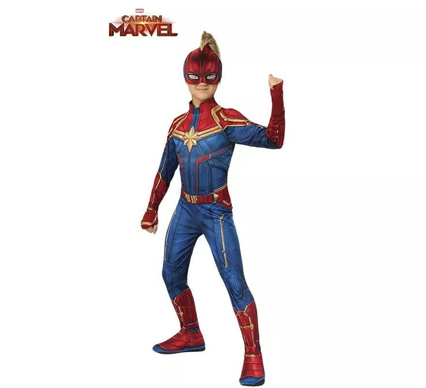 Translation missing: it.Disfraz de Capitana Marvel para niña