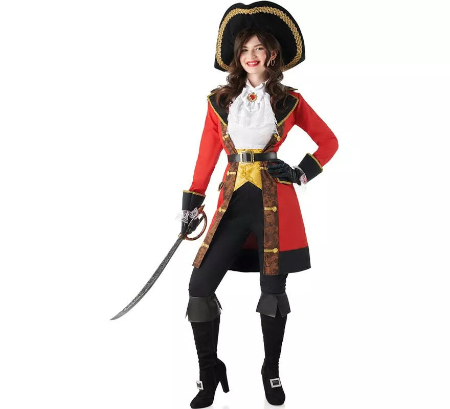 Translation missing: it.Disfraz de Capitana Pirata Hook para mujer