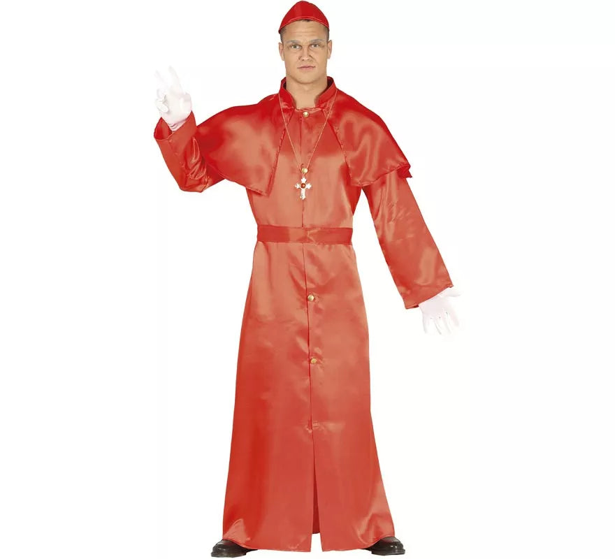 Translation missing: it.Disfraz de Cardenal rojo para hombre