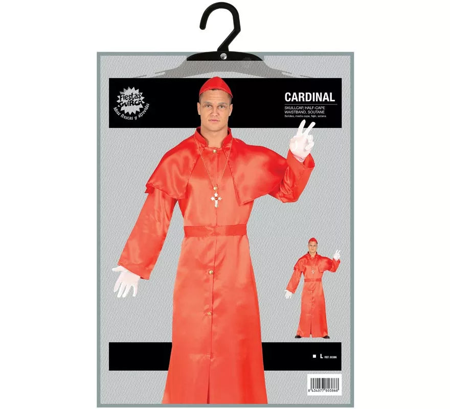 Translation missing: it.Disfraz de Cardenal rojo para hombre