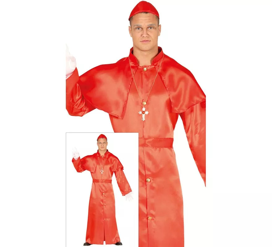 Translation missing: it.Disfraz de Cardenal rojo para hombre
