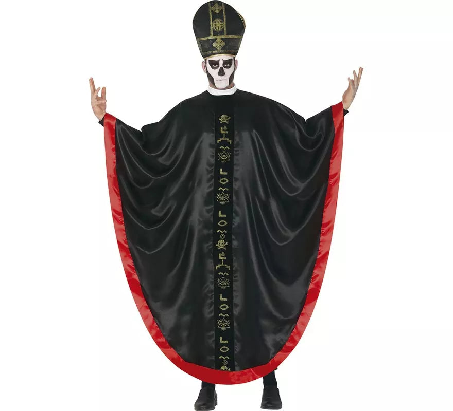 Translation missing: it.Disfraz de Cardenal Satánico para hombre