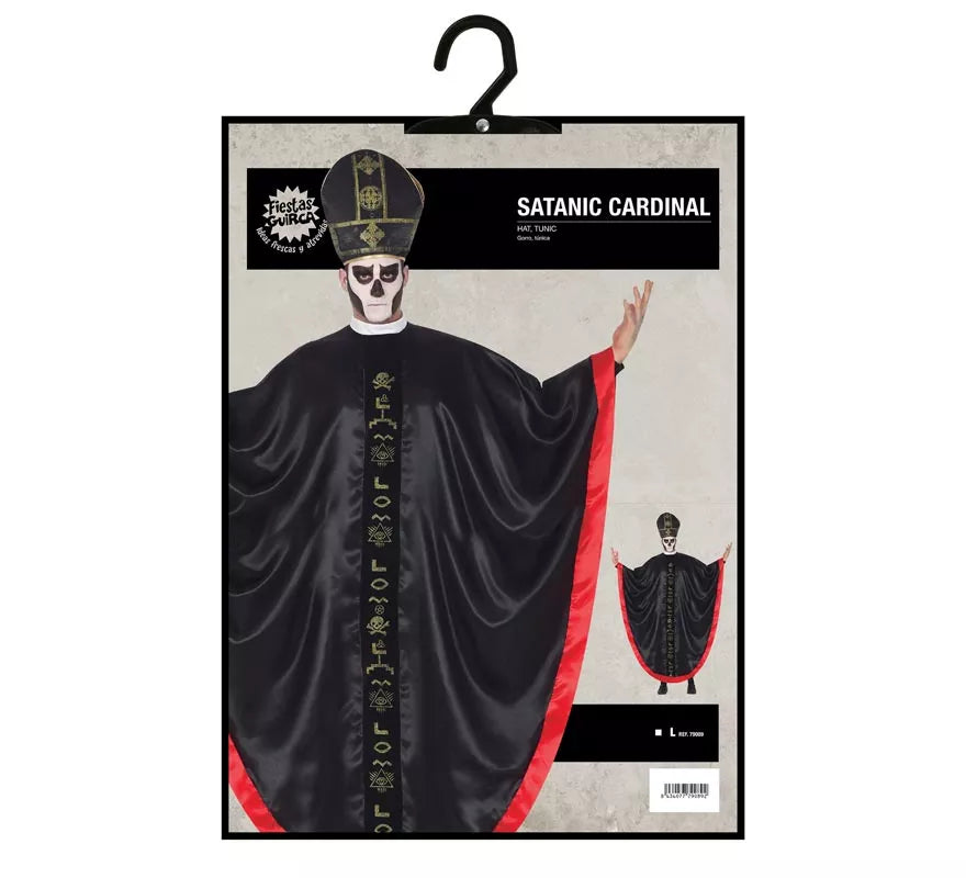 Translation missing: it.Disfraz de Cardenal Satánico para hombre
