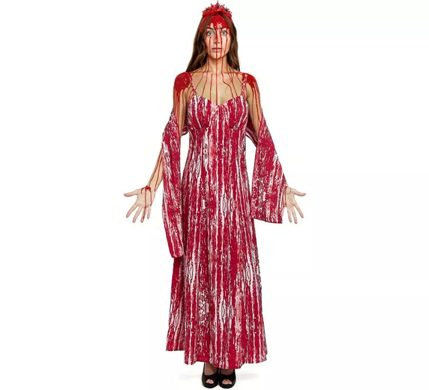 Translation missing: it.Disfraz de Carrie Reina del Baile Sangriento para mujer