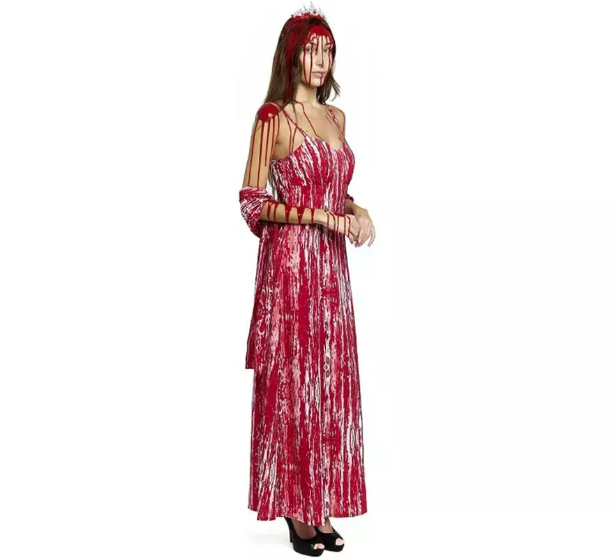 Translation missing: it.Disfraz de Carrie Reina del Baile Sangriento para mujer