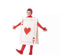 Costume da carta da gioco Asso di Cuori per bambini