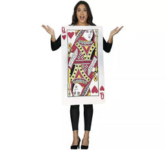Costume da lettera regina di cuori per adulti