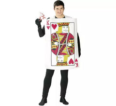 Costume di re di cuori lettera per adulti