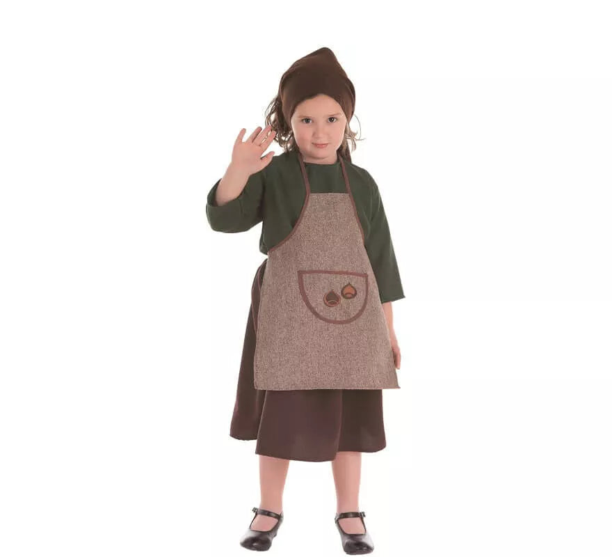 Translation missing: es.Disfraz de Castañera Otoño para niña