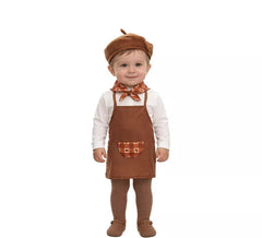 Costume da venditore di castagne marrone per bebè