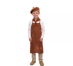 Costume da venditore di castagne marrone per bambino