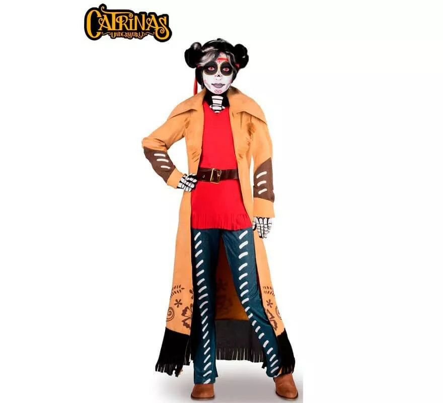 Translation missing: es.Disfraz de Catrina Angélica para niña