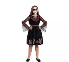 Costume di Catrina Calaveras per bambina