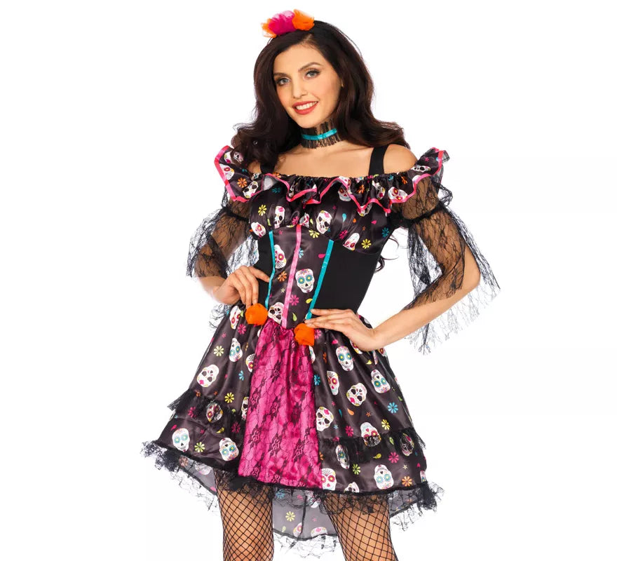 Translation missing: es.Disfraz de Catrina Día de los Muertos para mujer
