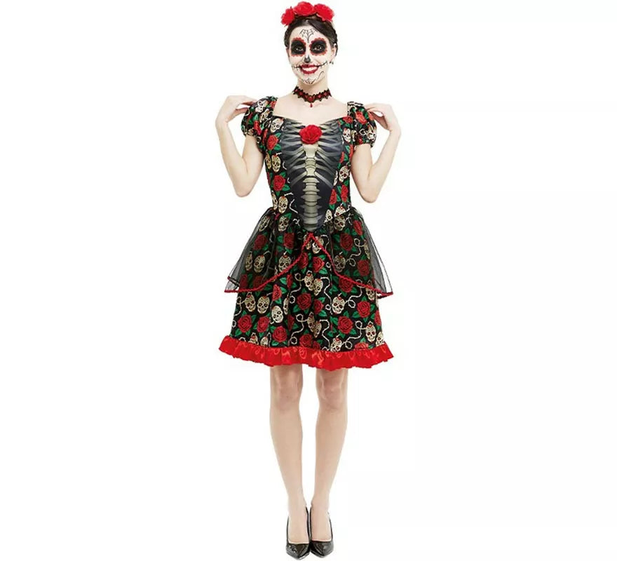Translation missing: es.Disfraz de Catrina Día de los Muertos para mujer
