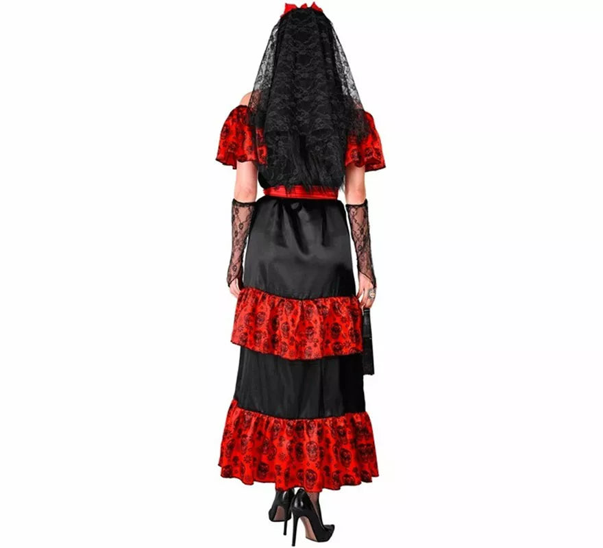 Translation missing: it.Disfraz de Catrina Día de Los Muertos para mujer