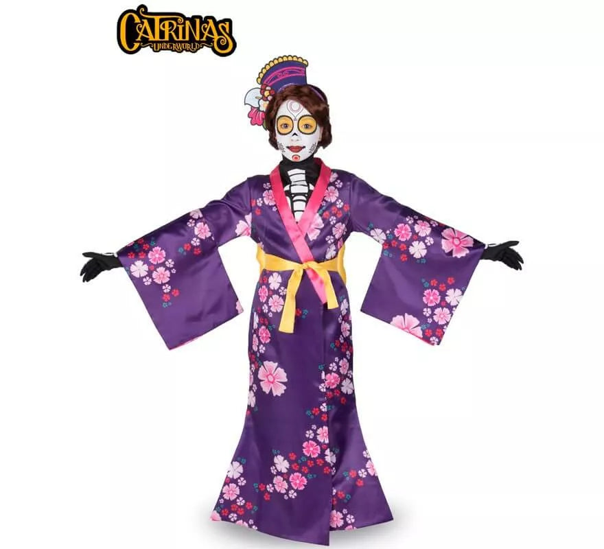 Translation missing: it.Disfraz de Catrina Mariko para niña