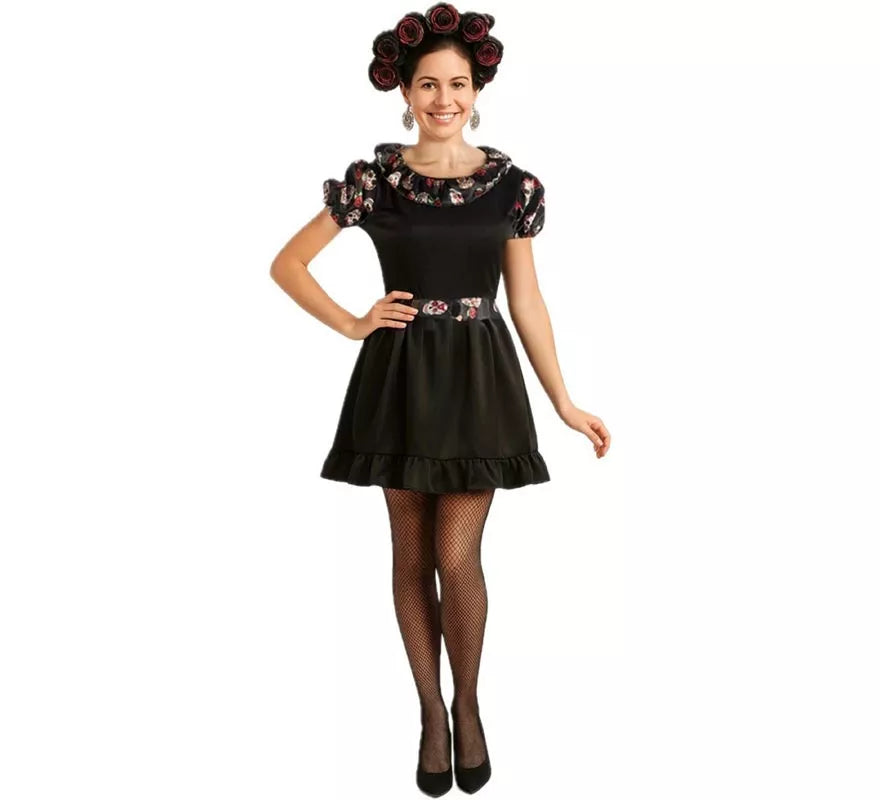 Translation missing: it.Disfraz de Catrina Negra para mujer
