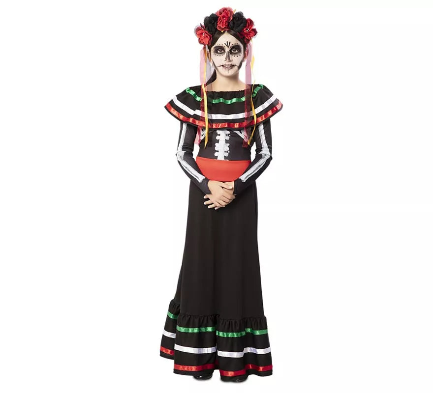 Translation missing: es.Disfraz de Catrina para niña