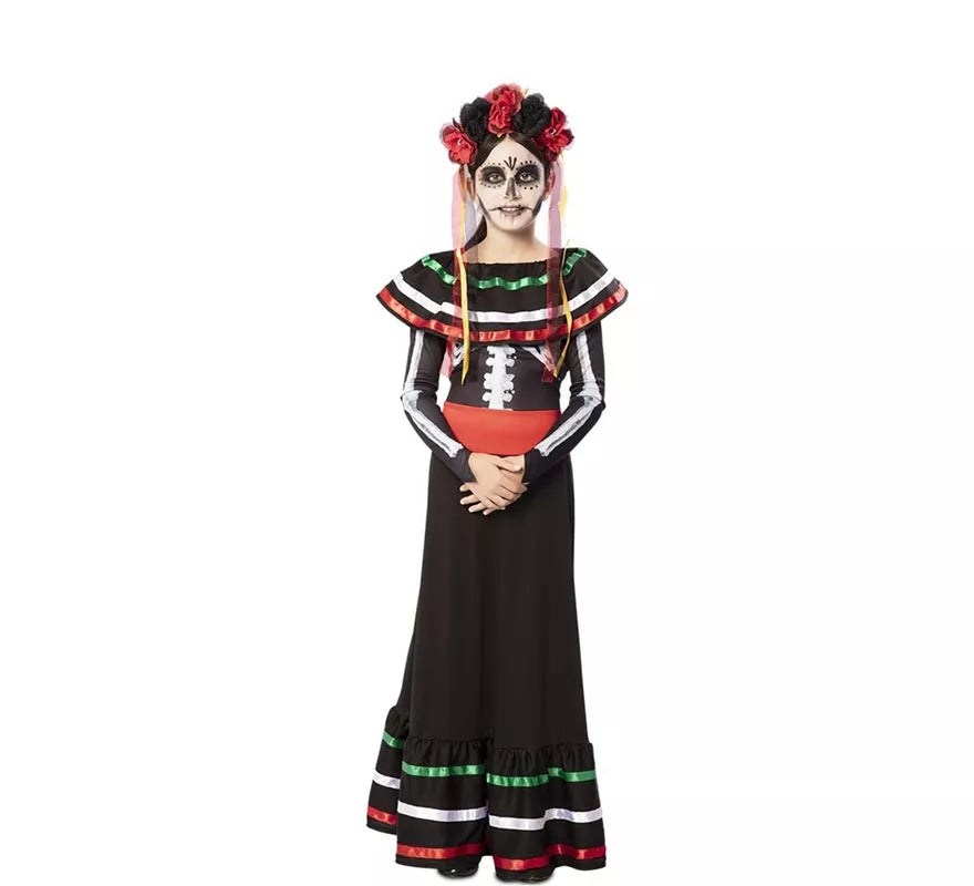 Translation missing: es.Disfraz de Catrina para niña
