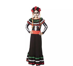 Disfraz de Catrina para niña